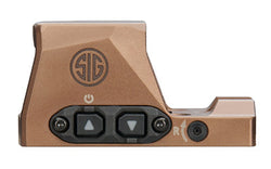 Sig Sauer ROMEO-X |  Red Dot Sight |  24mm Objective |  32 MOA Circle with 2 MOA Red Dot |  Matte Finish |  Flat Dark Earth |  PRO/DPP Footprint