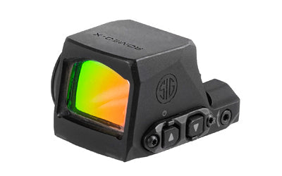 Sig Sauer ROMEO-X |  Reflex Sight |  24mm Objective |  3 MOA Red Dot |  Matte Finish |  Black |  COMPACT/RMSc Footprint |  Blacked Out Rear Sight