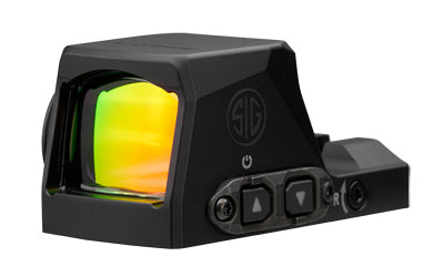 Sig Sauer ROMEO-X |  Green Dot Sight |  24mm Objective |  32 MOA Circle and 2 MOA Green Dot |  Matte Finish |  Black |  COMPACT/RMSc Footprint