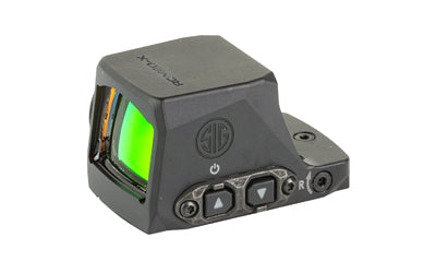 Sig Sauer ROMEO-X |  Red Dot Sight |  24mm Objective |  3 MOA Red Dot |  Matte Finish |  Black |  COMPACT/RMSc Footprint |  Enclosed Emitter