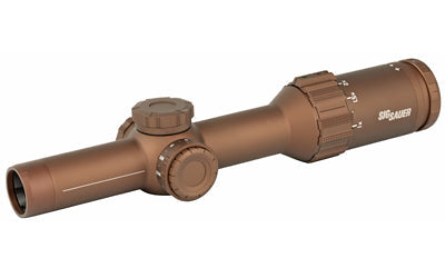 Sig Sauer TANGO6T |  Rifle Scope |  1-6X24MM |  First Focal Plane |  556-762 Horseshoe Reticle |  Illuminated Reticle | Matte Finish |  Flat Dark Earth |  Includes Power Selector Throw Lever