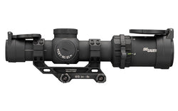 Sig Sauer TANGO MSR Compact |  Rifle Scope |  1-10X Magnification |  Second Focal Plane |  Illuminated BDC 10 Reticle |  24mm Objective |  30mm Main Tube |  Black |  Includes ALPHA MSR 1.535" Mount