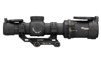 Sig Sauer TANGO MSR Compact |  Rifle Scope |  1-10X Magnification |  Second Focal Plane |  Illuminated BDC 10 Reticle |  24mm Objective |  30mm Main Tube |  Black |  Includes ALPHA MSR 1.535" Mount
