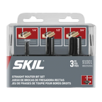 SKIL 91001 3pc Carbide Straight Set