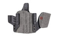 Safariland INCOG-X |  Joint Collaboration with Haley Strategic |  Inside the Waistband Holster |  Fits Glock 17/19 with Light |  Integrated Magazine Caddy |  Microfiber Suede Wrapped Boltaron Construction |  Black |  Right Hand