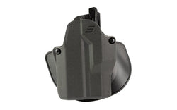 Safariland Solis |  Outside Waistband Holster |  Paddle/Belt Mounted |  Fits Sig Sauer P365/P365XL RDS with TLR7 |  Laminate Construction |  Black |  Right Hand