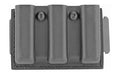 Safariland Model 775 Slimline Open Top Triple Magazine Pouch |  For 2.25" Duty Belts |  Fits Glock 17 |  Belt Loop |  Hardshell STX |  STX Tactical Black Finish