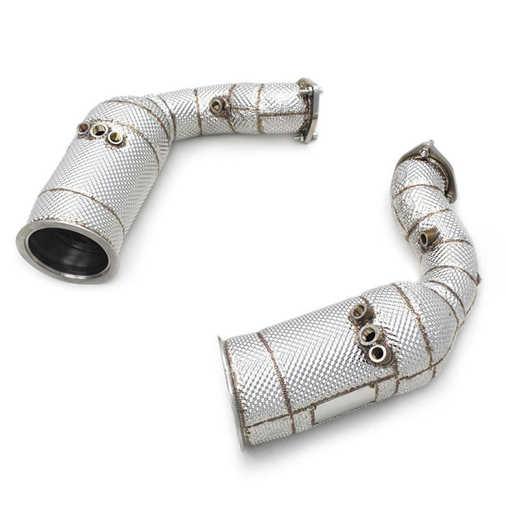 High Flow Catted 304 Stainless Exhaust Downpipe for Audi RS Q8 SQ8 4.0T