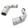 High Flow Catted 304 Stainless Exhaust Downpipe for Audi RS Q8 SQ8 4.0T