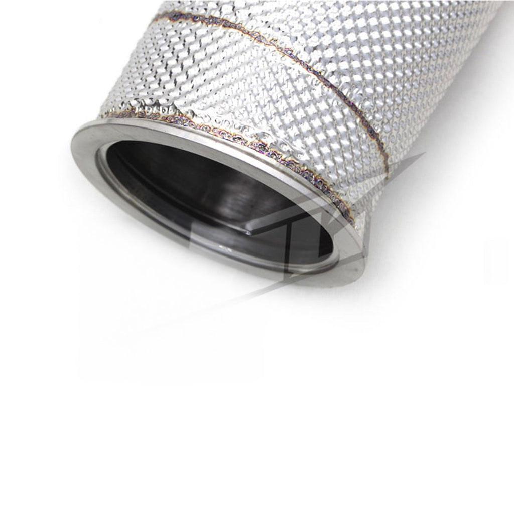 High Flow Catted 304 Stainless Exhaust Downpipe for Audi RS Q8 SQ8 4.0T