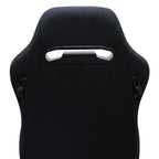 Adjustable Black Luxury Racing Lowered SR3 CONFETTI Style Velvet Seat w/ Sliders