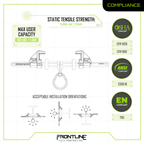 Frontline ST14SH Easy Slider Beam Walker Anchor for 3.5?? - 14?? Wide I-Beams