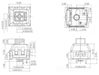Clicky Fidget Switch Mechanisms - 12 Pack