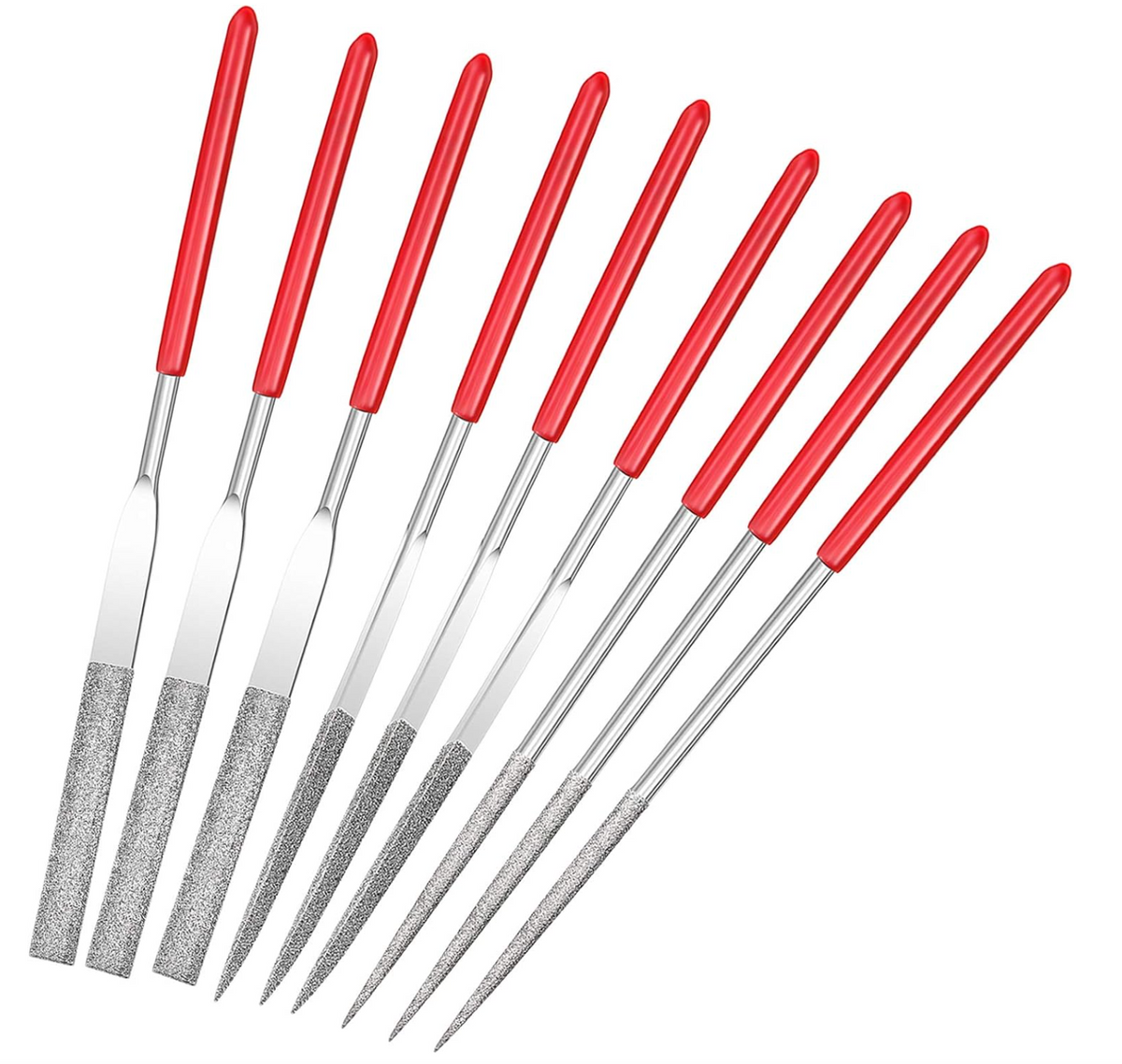 Diamond Needle File Set - 9 Piece Miniature & Model Files