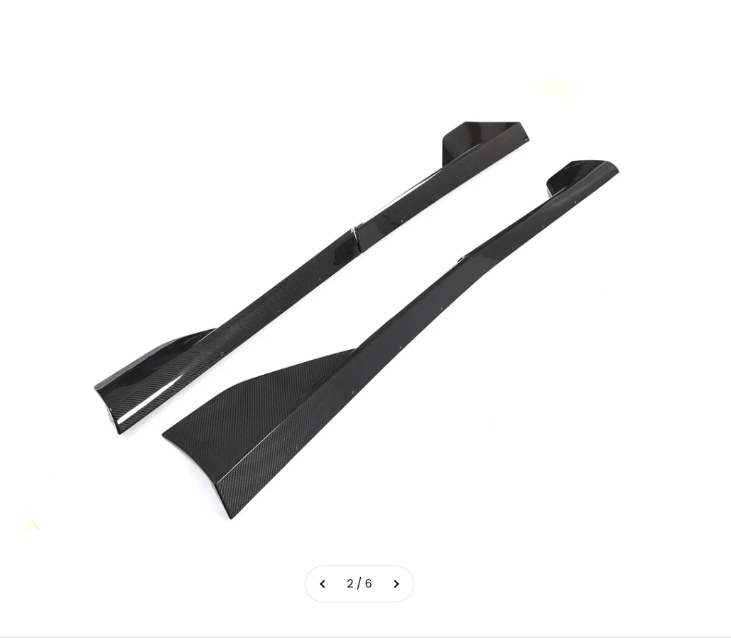 600LT Style Carbon Fiber Side Skirts for McLaren 570S 570GT