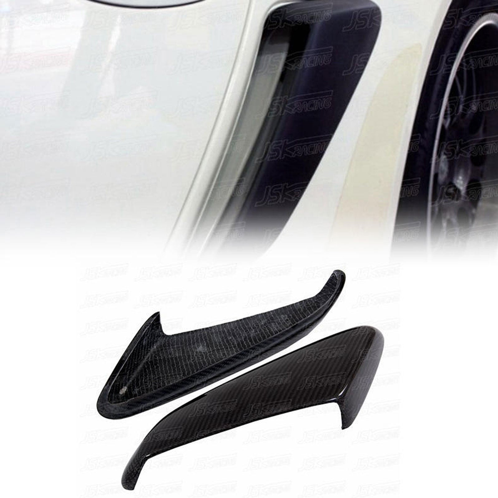 Carbon Fiber Rear Side Air Scoop for Porsche Cayman 987 05-12 Upgrade