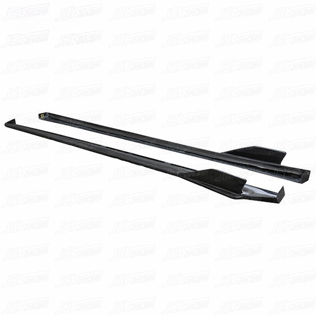 Carbon Fiber Side Skirts Extensions for Porsche Cayman 718 16-19