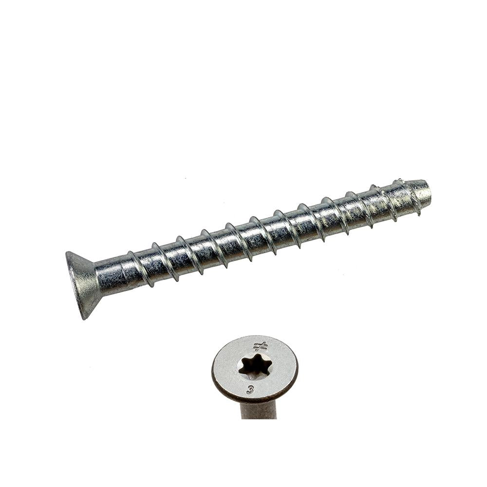 1/4 x 2 3/4 Simpson Titen HD® Countersunk Head Style Heavy-Duty Screw Anchor Zinc Plated Carbon Steel - Box (50)