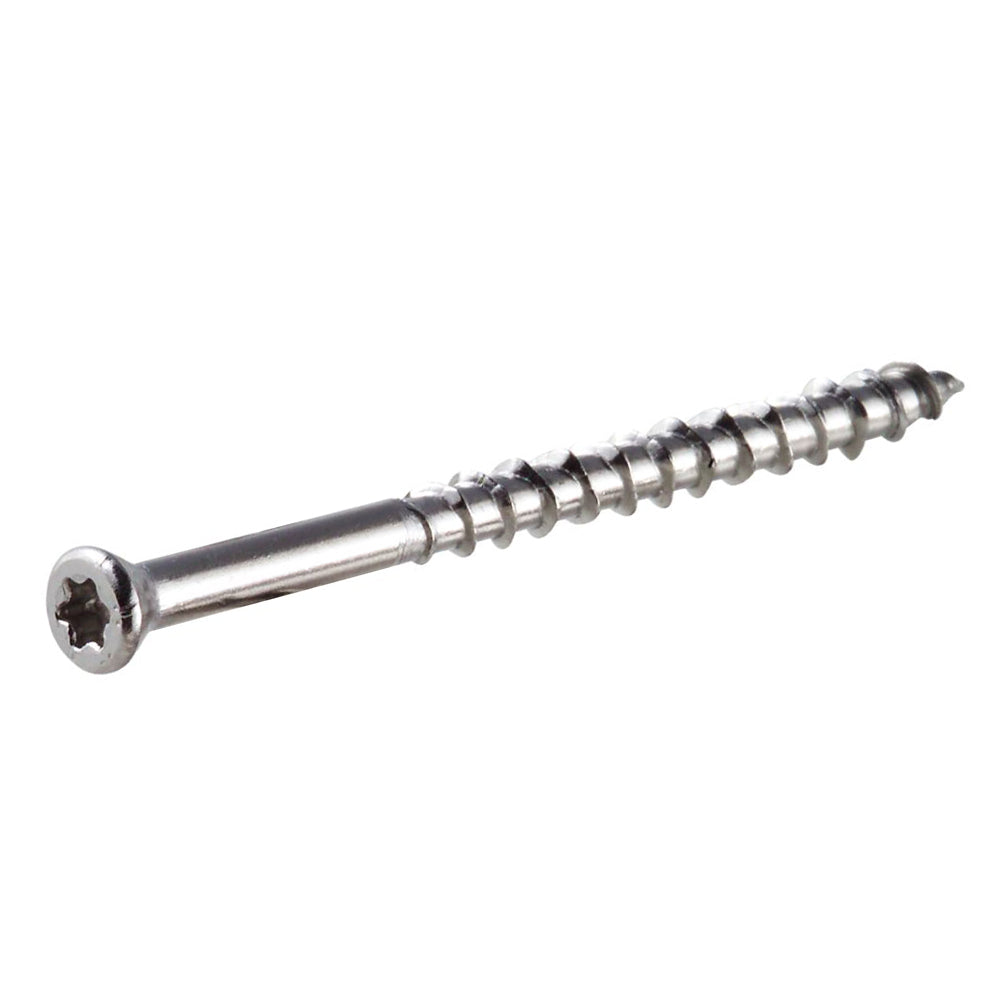 #7 x 3 Simpson Trim Head Deck-Drive™ DWP WOOD Screw 305 Stainless Steel (T15) - Box (1750)