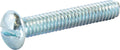 1/4-20 x 4 Slotted Round Machine Screw Zinc Plated