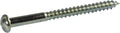 8 x 2 Slotted Round Wood Screw Zinc Plated