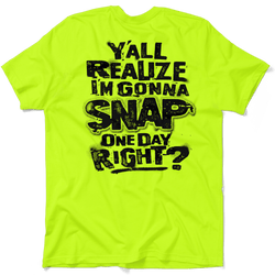 Snap - Safety Yellow T-Shirt