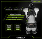 Frontline 110CTB-DC Digital Camo Full Body Harness with Aluminum Hardware and Suspension Trauma Straps M/L