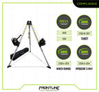 Frontline TAN07RURP MEGApod Confined Space 7' Aluminum Tripod with 60' Winch and 3-Way SRL