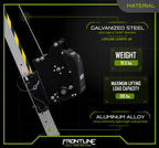 Frontline TAN10RU MEGApod Confined Space Kit 10' Aluminum Tripod with 60' Winch