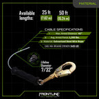 Frontline RPG25LE Leading Edge Cable Single Leg SRL with Steel Snap Hook End