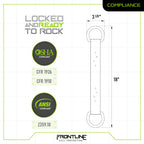 Frontline ROSU02SS Stainless Steel Permanent Use Roof Anchor (Double D-Ring)