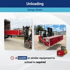 W40'xL64'xH23' Double Truss Storage Shelter