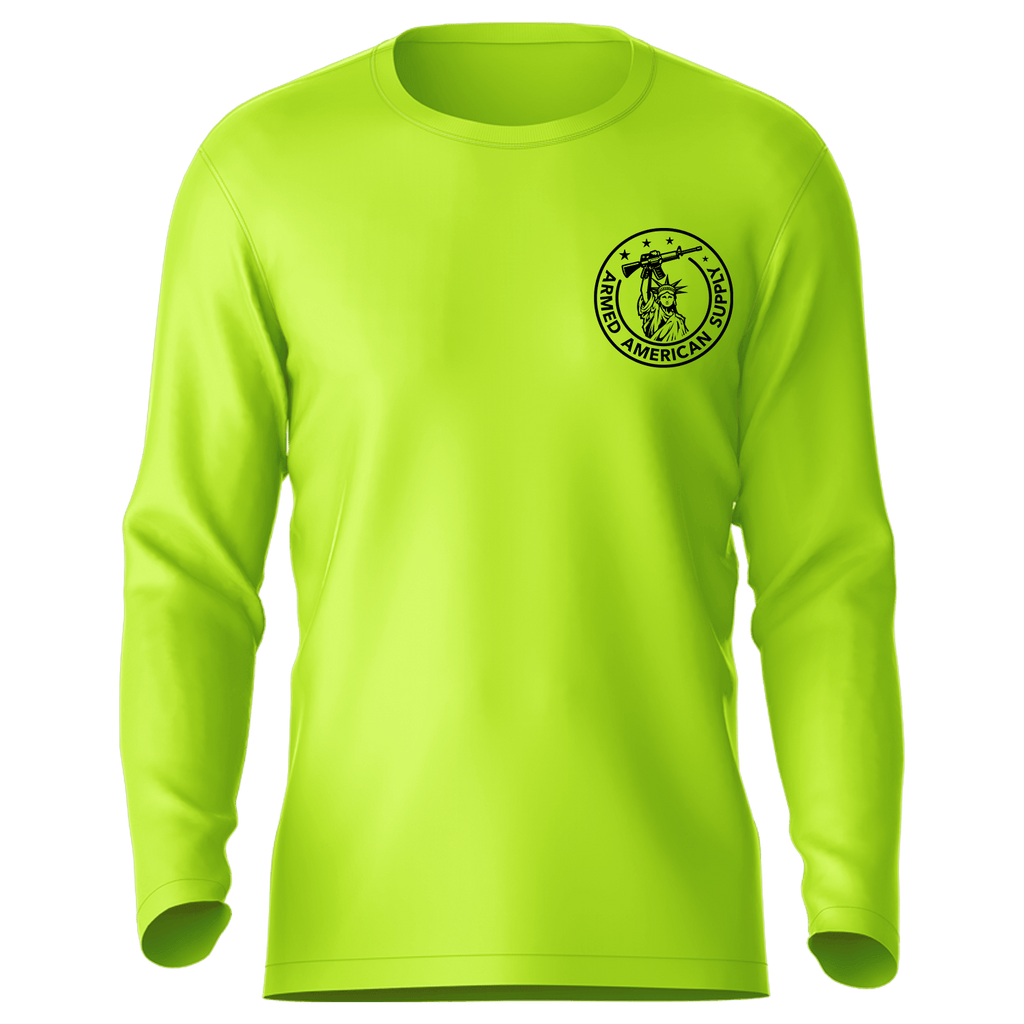 Work Harder - Hi-Visibility UPF 50 Long Sleeve Sun Shirt