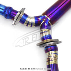 Titanium Valved Catback Exhaust System for Audi B8 B8.5 S4 S5