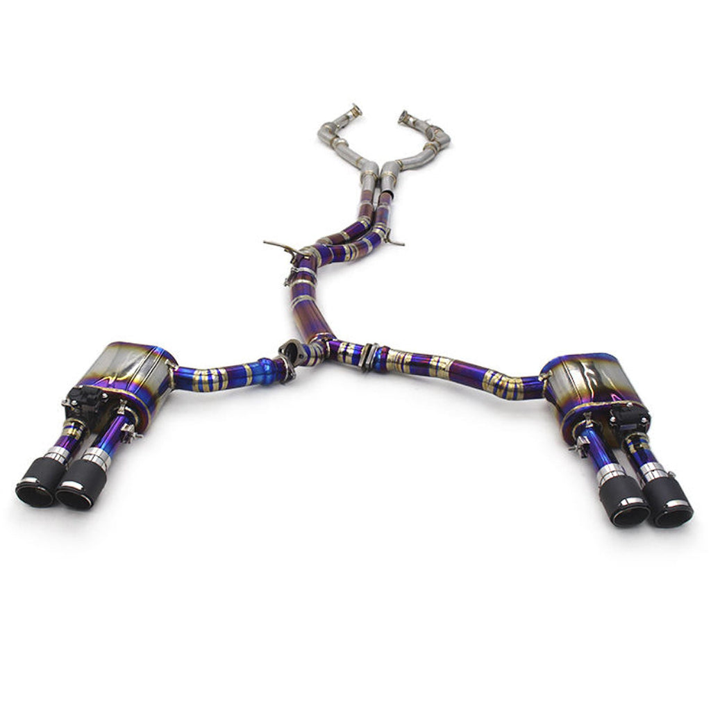 Titanium Valved Catback Exhaust System for Audi B8 B8.5 S4 S5