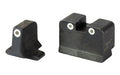 Trijicon Bright & Tough -  Tritium Night Sight -  Green 3 Dot -  Suppressor Height -  Matte Finish -  Black -  Fits - 9MM/.357SIG Models -  P225/P226/P228/P239/P320