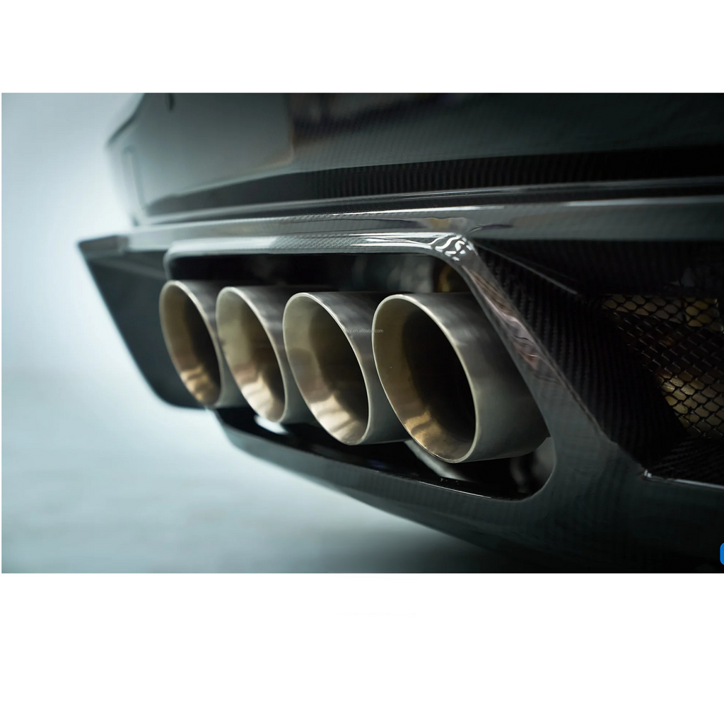 ZR Style Dry Carbon Fiber Rear Diffuser for Chevrolet Corvette C8