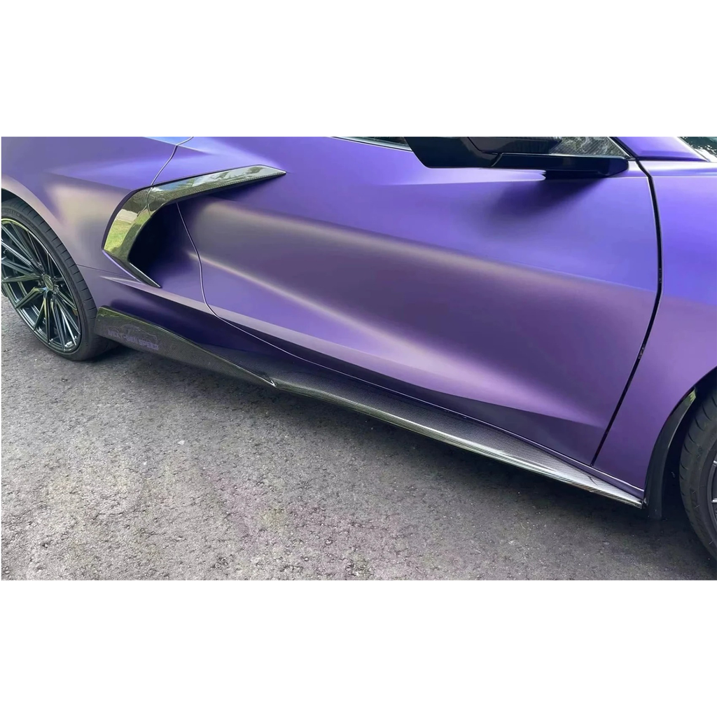 Carbon Fiber Side Skirts for Chevrolet Corvette C8