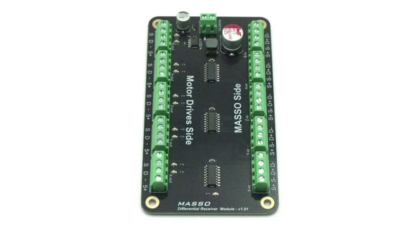 MASSO Differential Receiver Module – 5-Axis Step/Direction Signal Converter