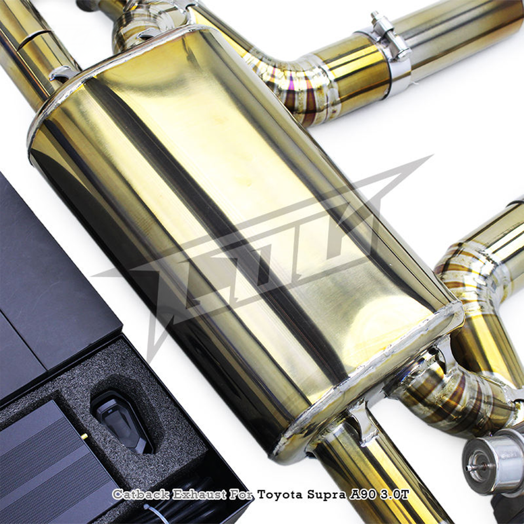 Titanium Valved Catback Exhaust System for Toyota Supra A90 A91 3.0T