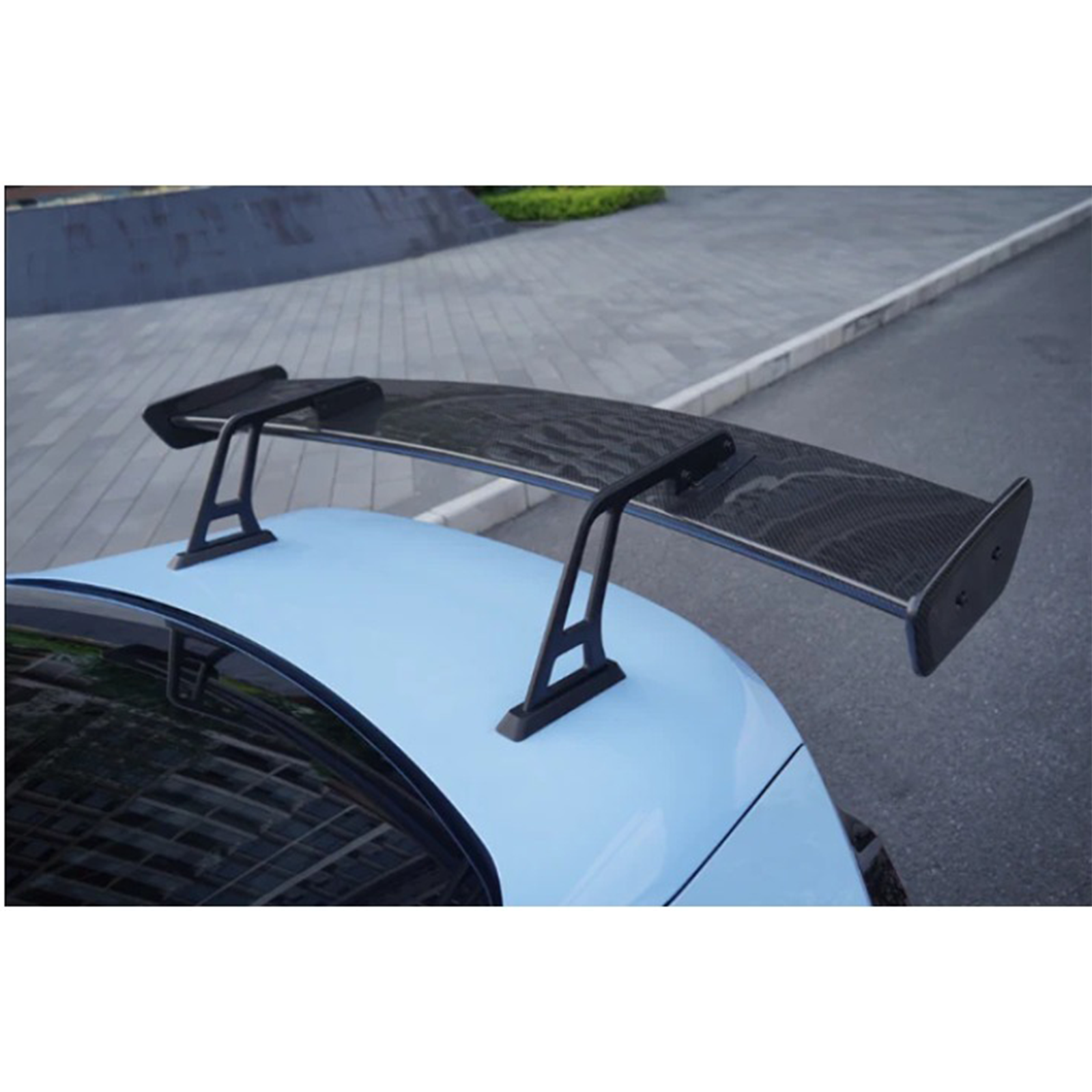 Prepreg Carbon Fiber LED Swan Neck Rear Wing for BMW G8X G80 M3 G82 M4 G87 M2