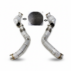 Stainless Catted Downpipe Heat Shield for BMW M5 F90 4.4T