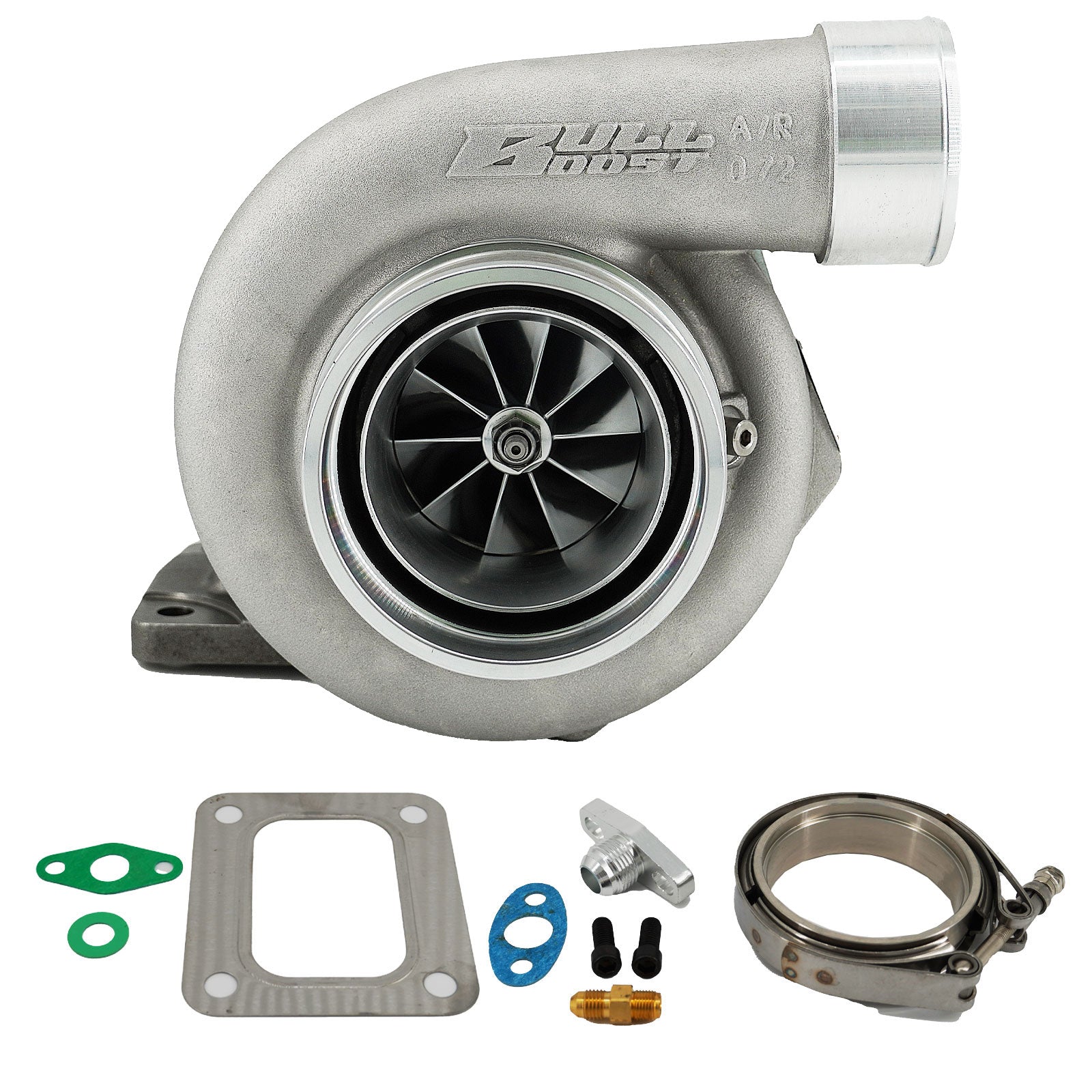 K Series Top Mount Manifold K20 K24 T4 .82 Billet Turbo K Swap Kit EG EK Civic Integra DC2 RSX EP3