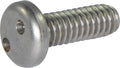 4-40 x 1 1/4 Tamper Resistant Drilled Spanner Pan Head Machine Screw 18-8 Stainless Steel