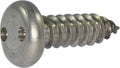 8 x 2 Tamper Resistant Drilled Spanner Pan Head Sheet Metal Screw 18-8 Stainless Steel