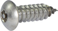 14 x 5/8 Tamper Resistant Hex Button Head Socket Sheet Metal Screw 18-8 Stainless Steel (5/32)
