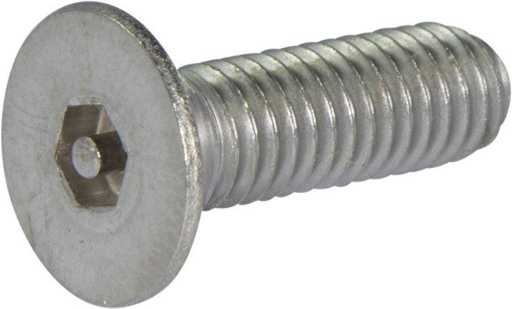 M3-0.50 x 16 Tamper Resistant Hex Flat Head Machine Screw 18-8 Stainless Steel - Metric (3/32)