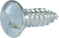 8 x 1 1/2 Tamper Resistant One Way Oval Sheet Metal Screw Zinc