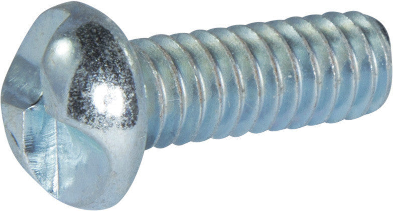 1/4-20 x 2 1/2 Tamper Resistant One Way Round Head Machine Screw Zinc