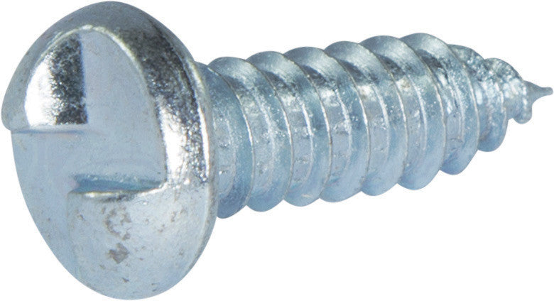 14 x 1 1/2 Tamper Resistant One Way Round Head Sheet Metal Screw Zinc
